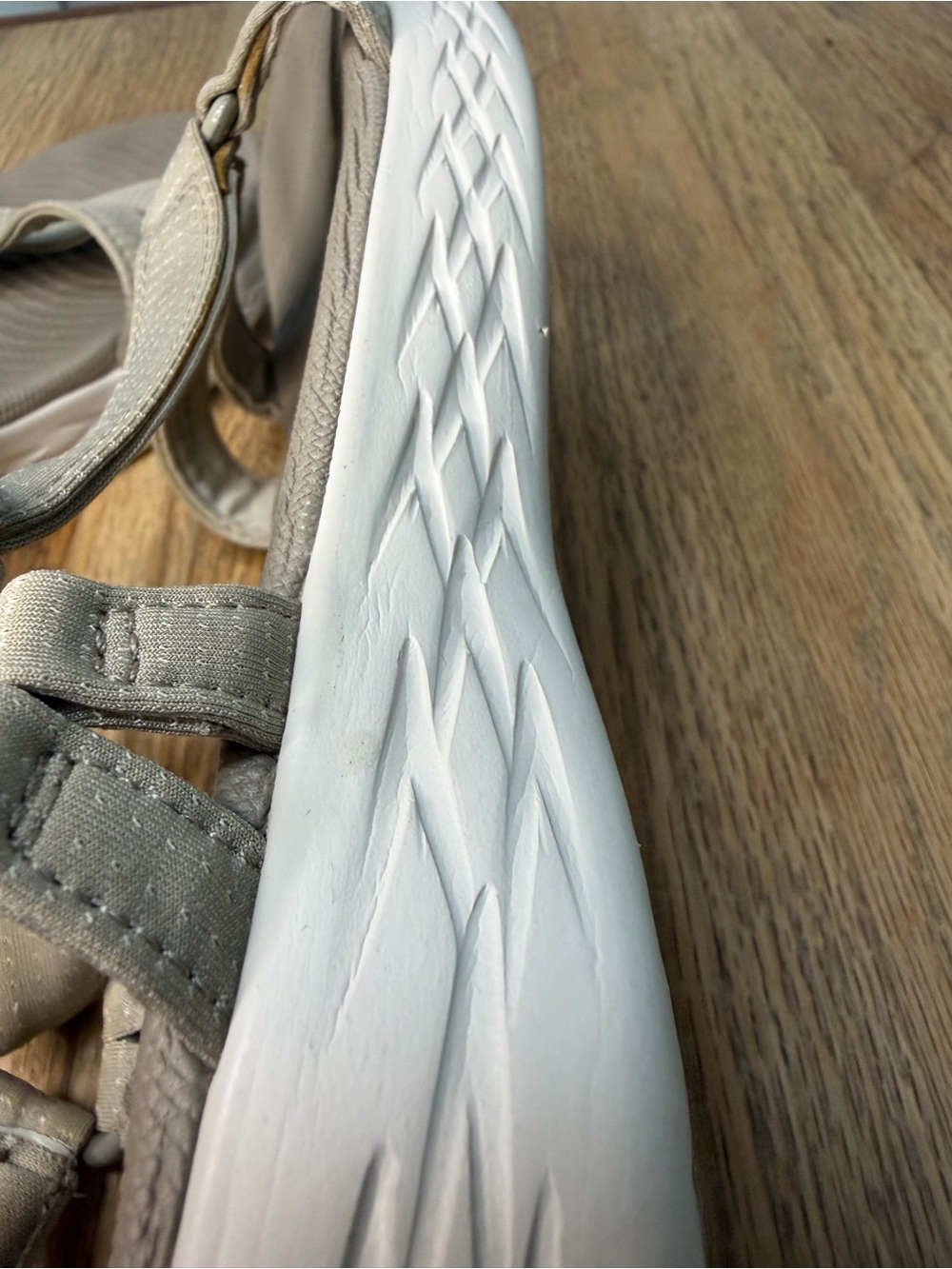 Skechers Women's Taupe/Gray Strappy Sport Sandals - Picture 6 of 13